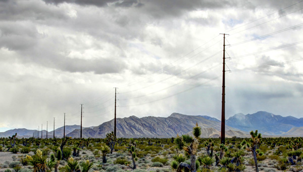 Sloan Canyon transmission lines