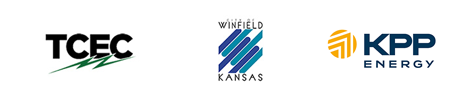 TCEC, City of Windfield and Kansas Power Pool logos